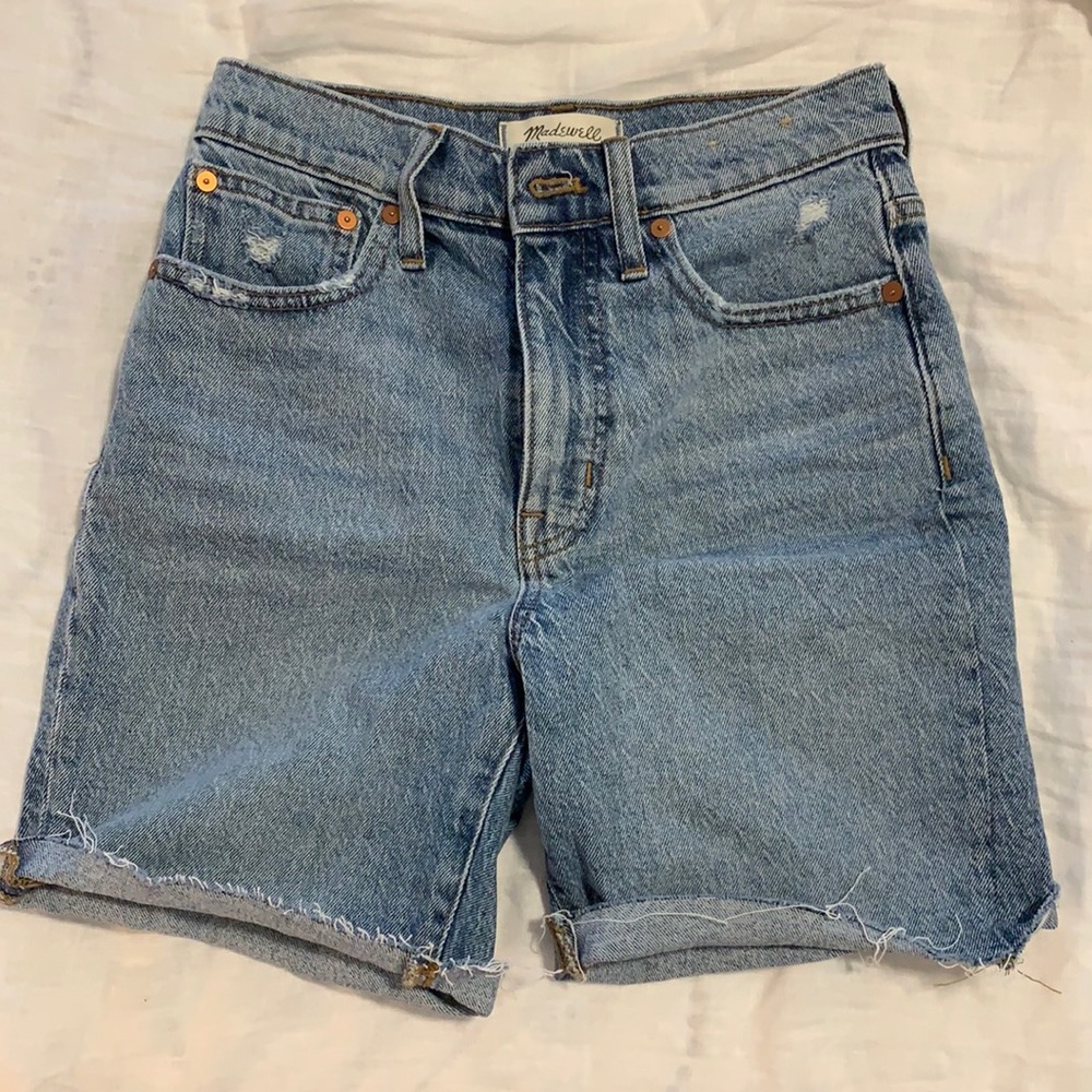 NWT Madewell high waist 7" Jean shorts